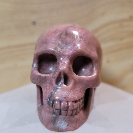 Rhodonite 2" Skull