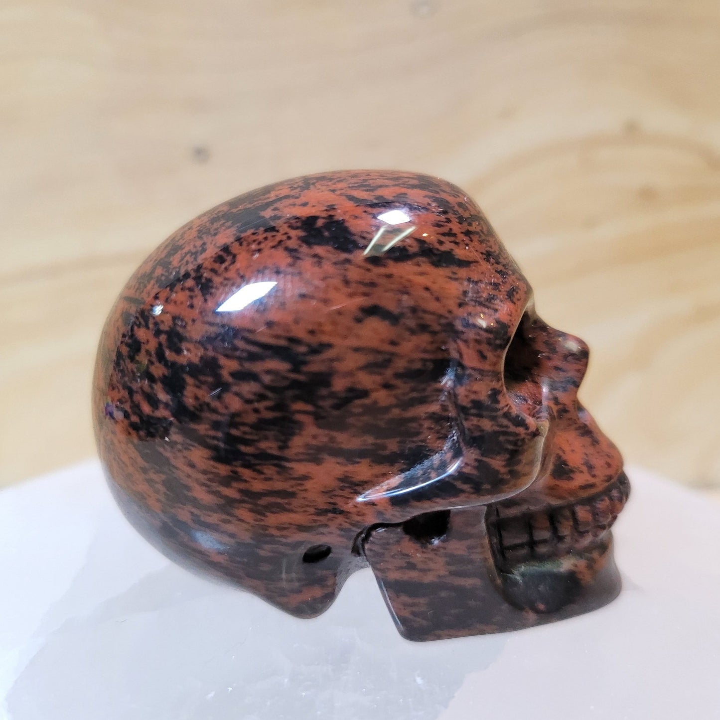 Mahogany Obsidian 2" Skull