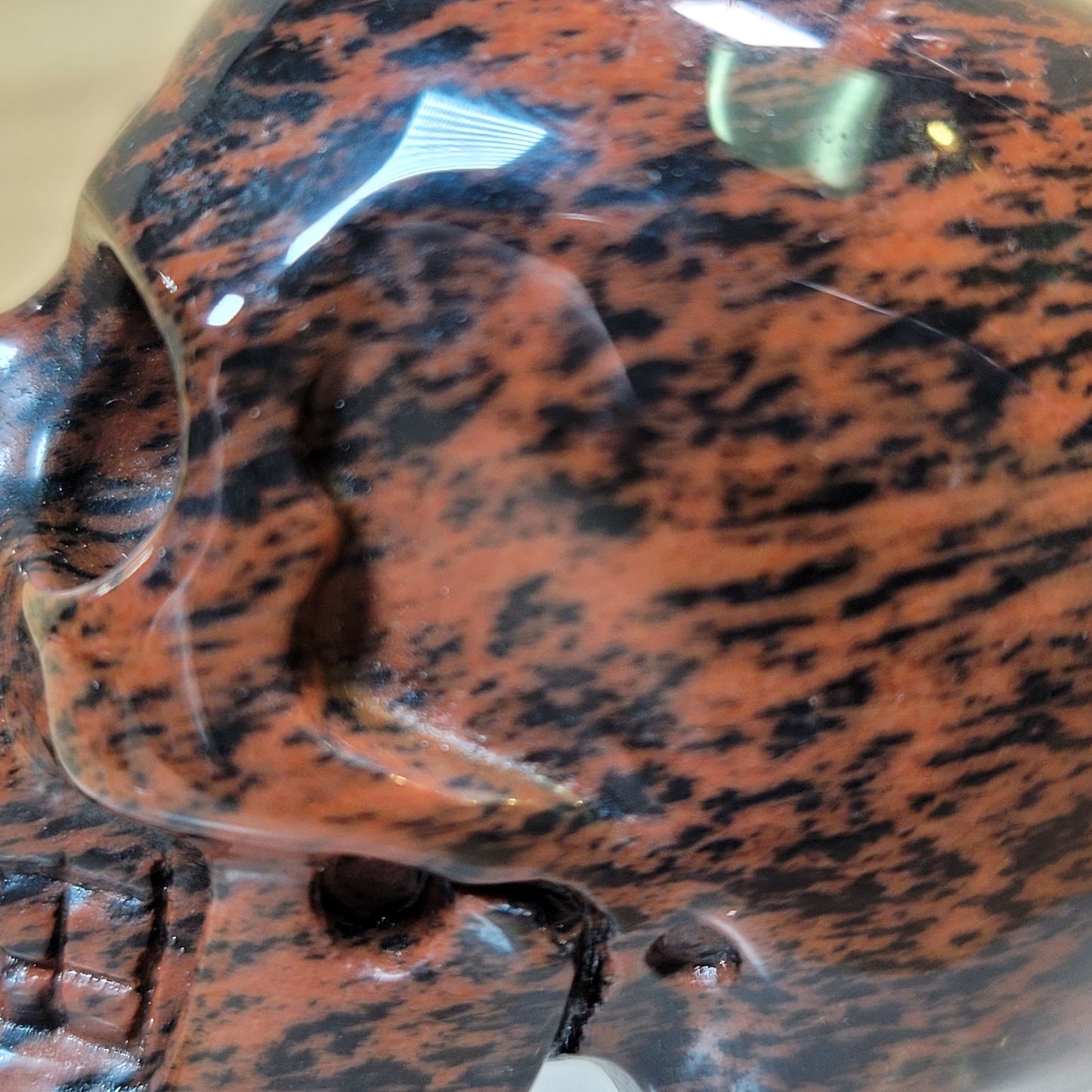 Mahogany Obsidian 2" Skull