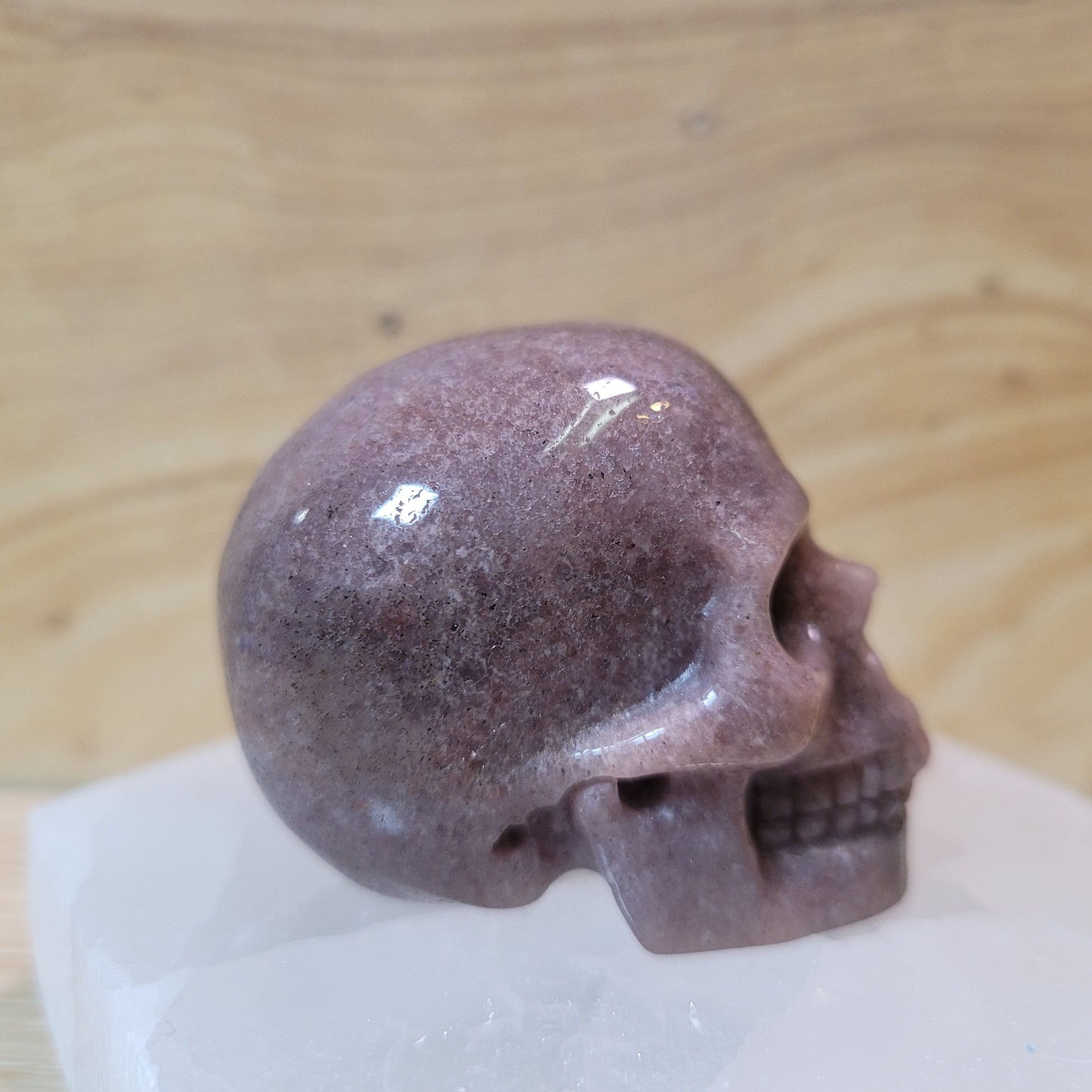 Purple Aventurine 2" Skull