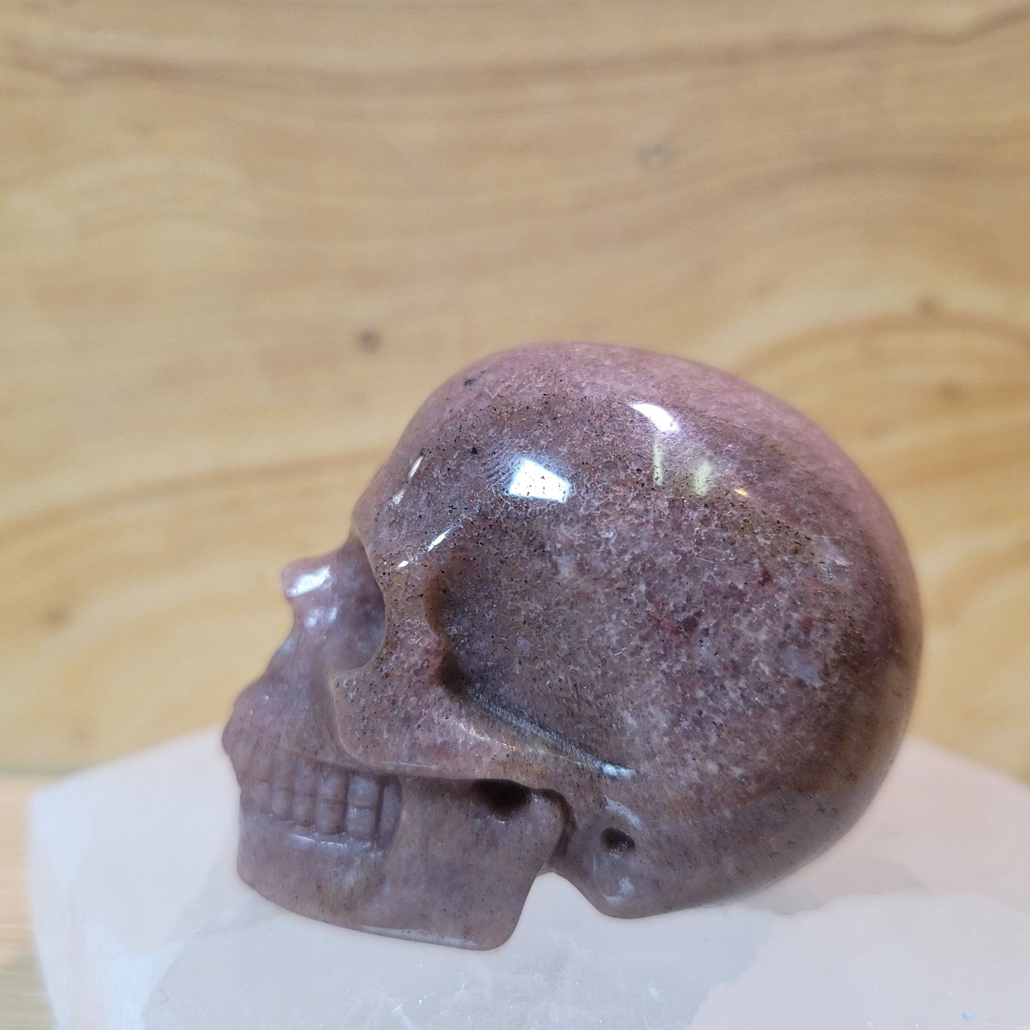 Purple Aventurine 2" Skull