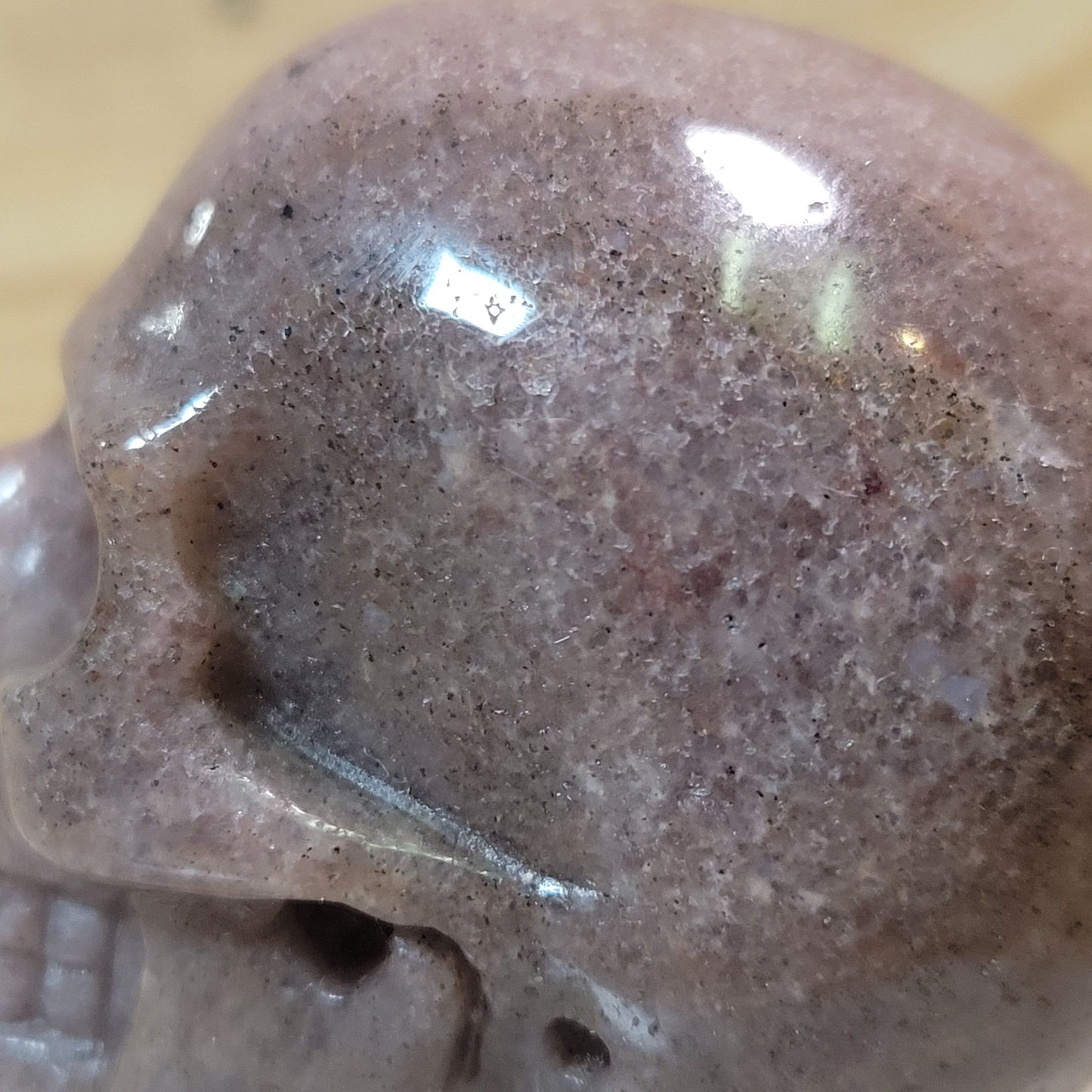 Purple Aventurine 2" Skull