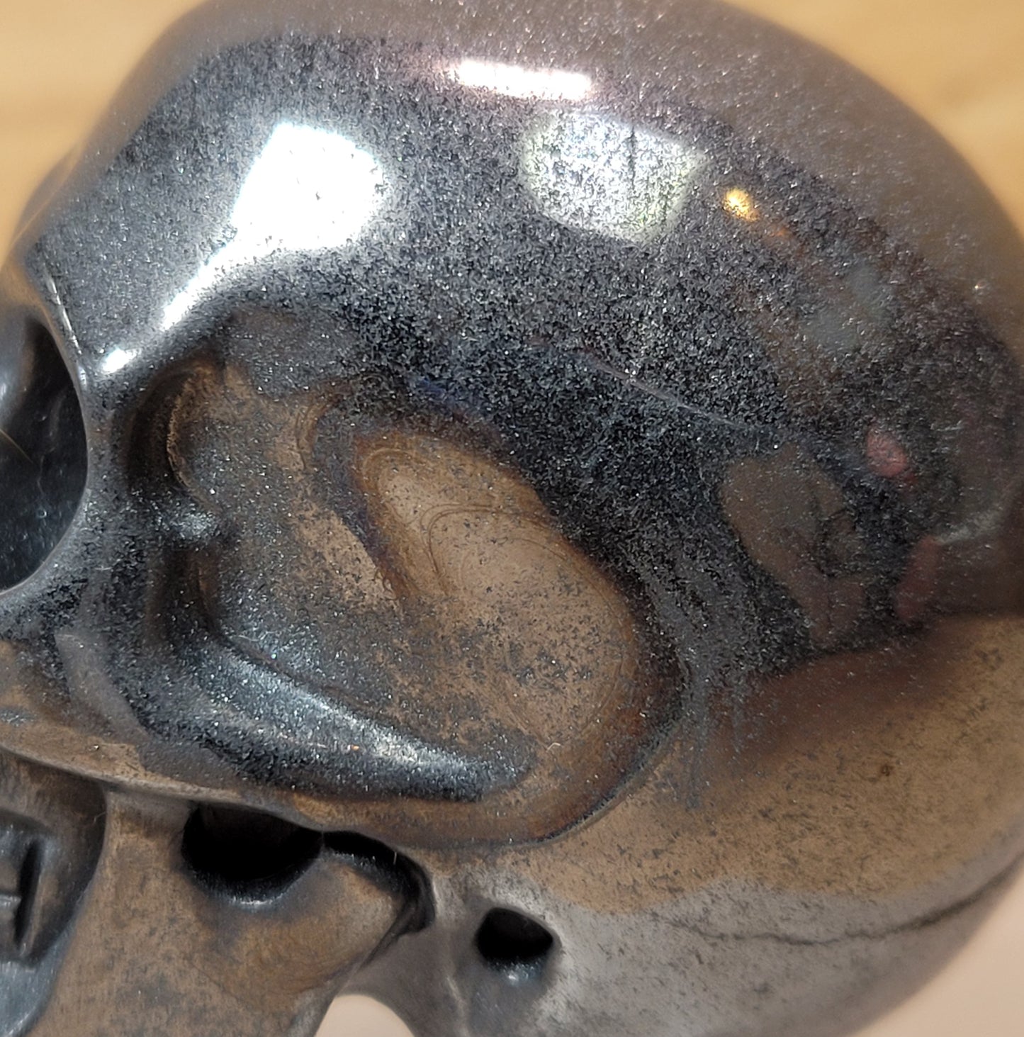 Hematite 2" Skull