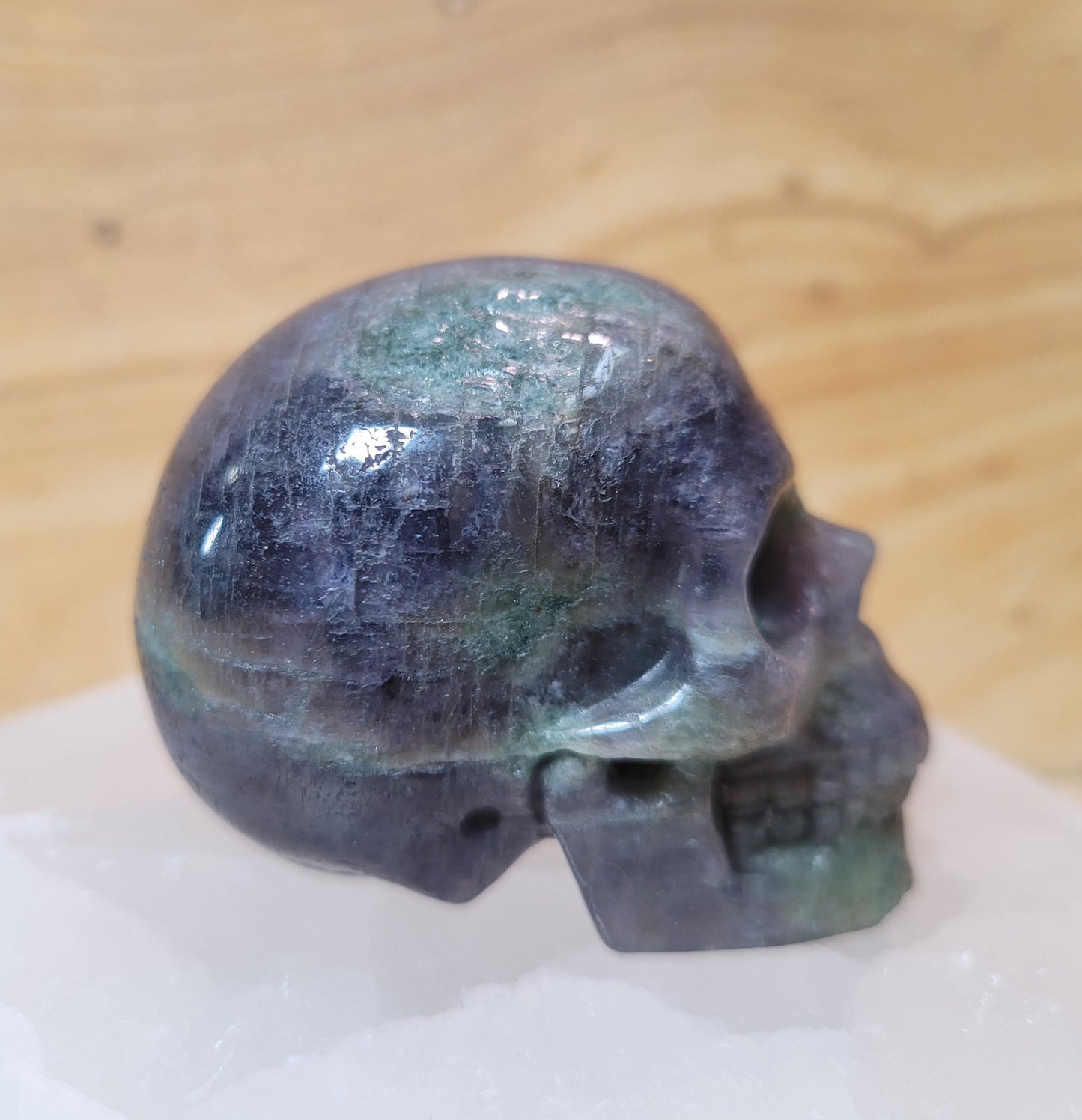 Fluorite 2" Skull