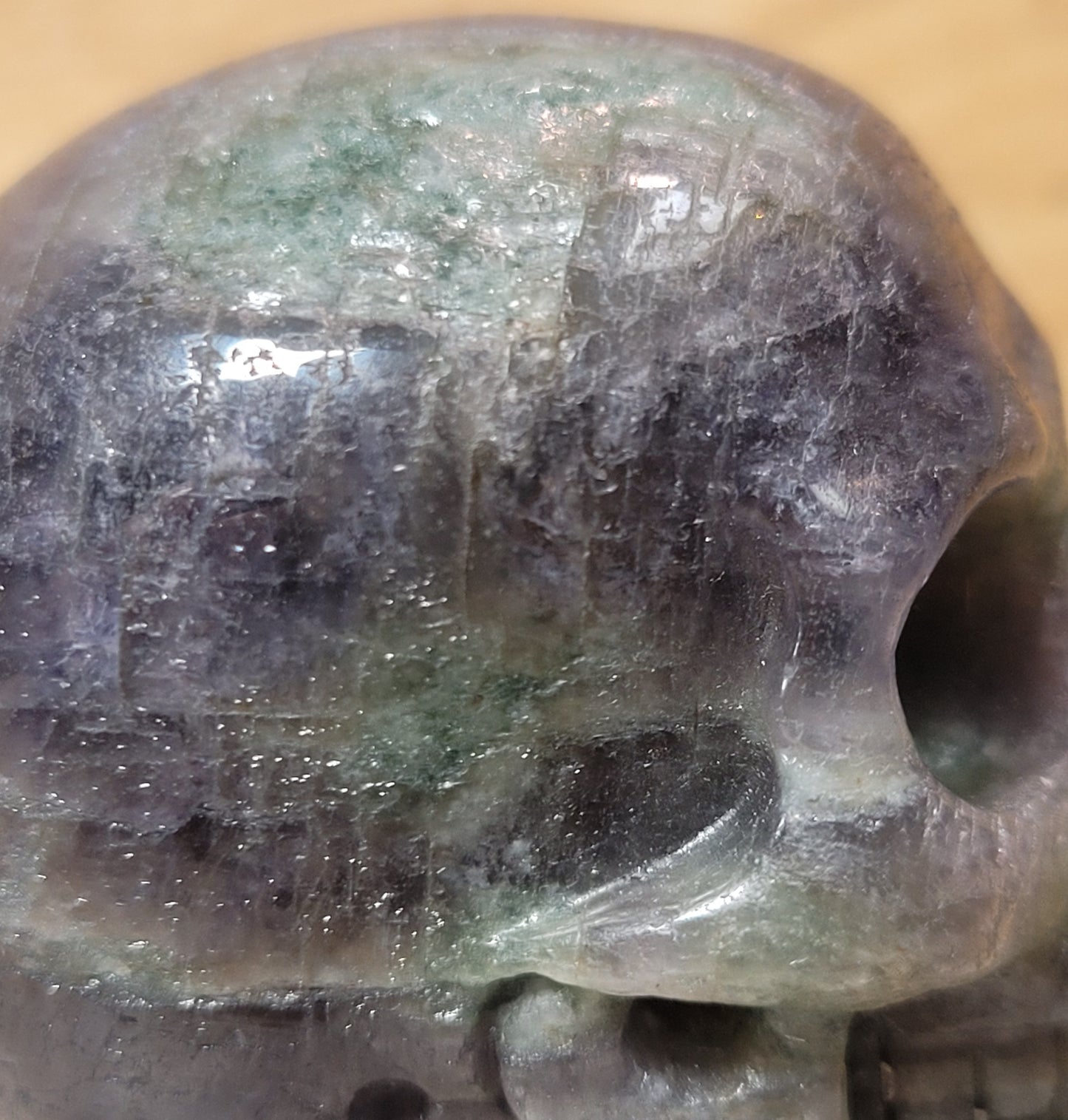 Fluorite 2" Skull