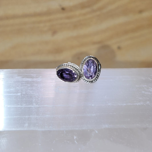 Amethyst Sterling Silver Earrings