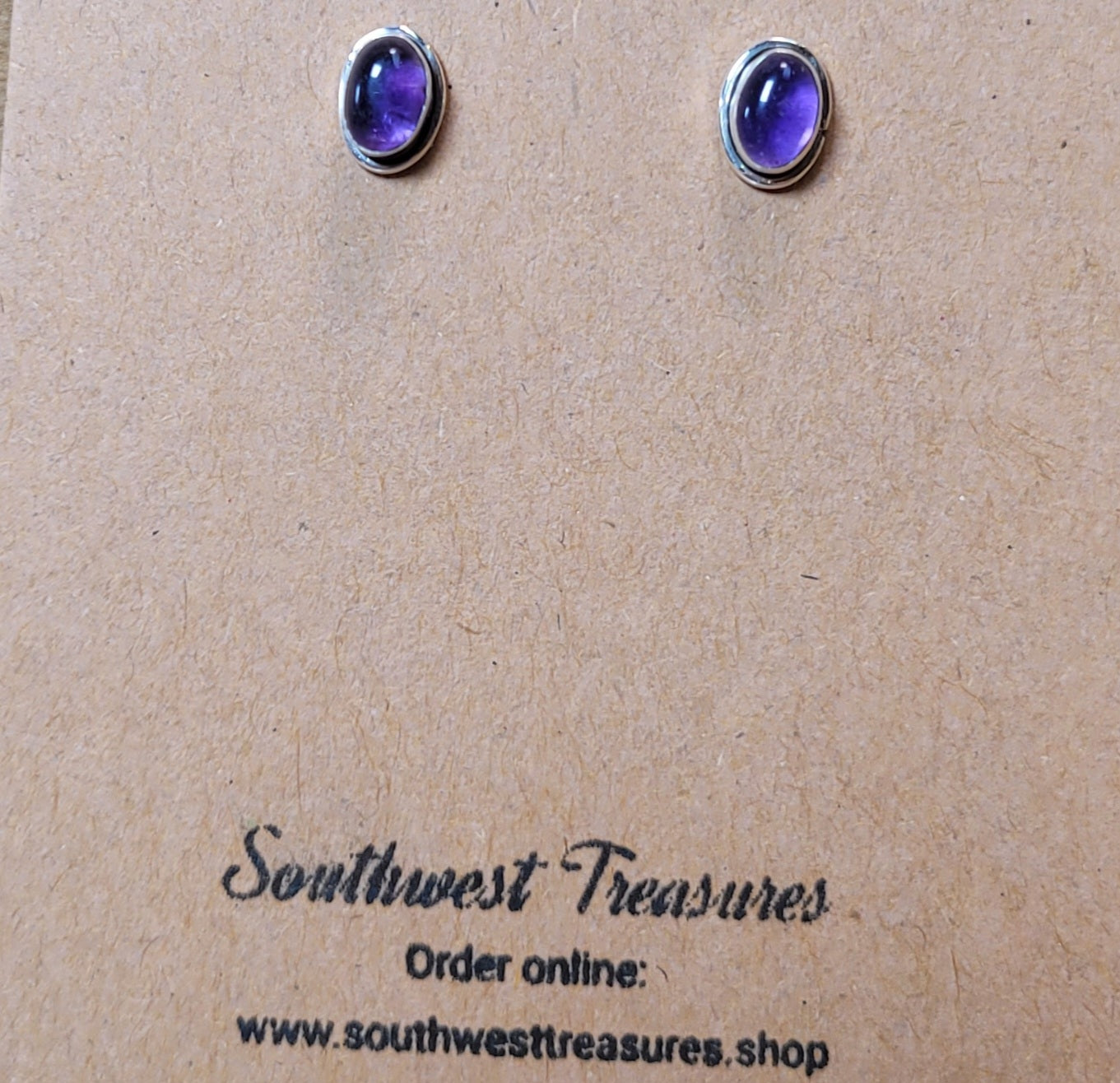 Amethyst Sterling Silver Earrings