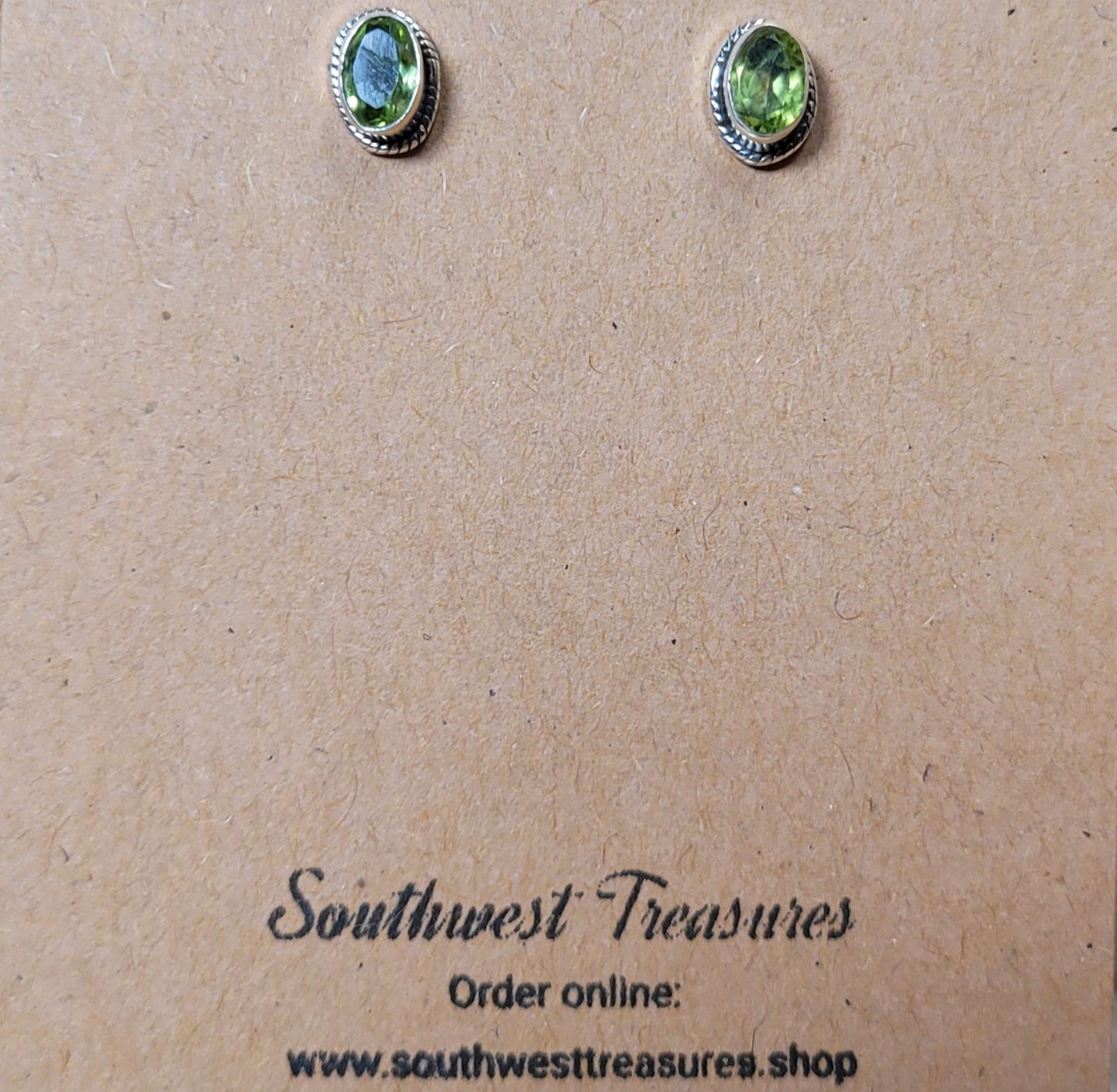 Peridot Sterling Silver Earrings