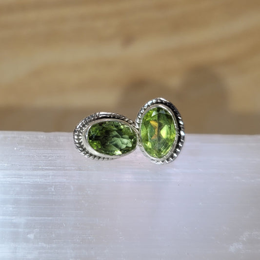 Peridot Sterling Silver Earrings