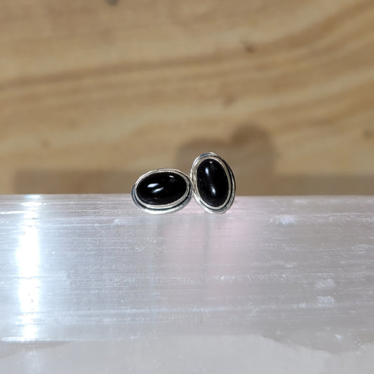 Onyx Sterling Silver Earrings