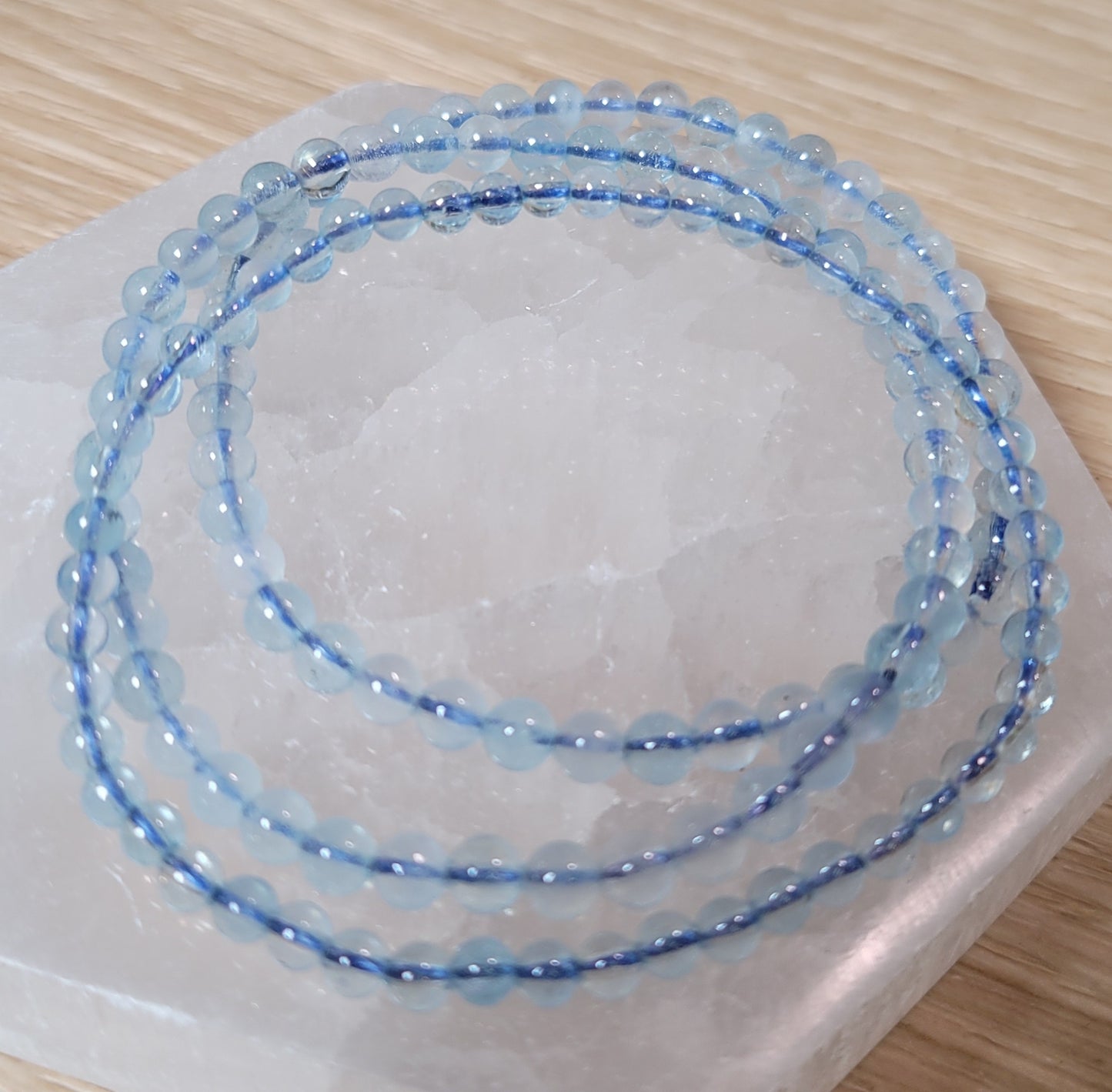 Aquamarine Bracelet - 4mm