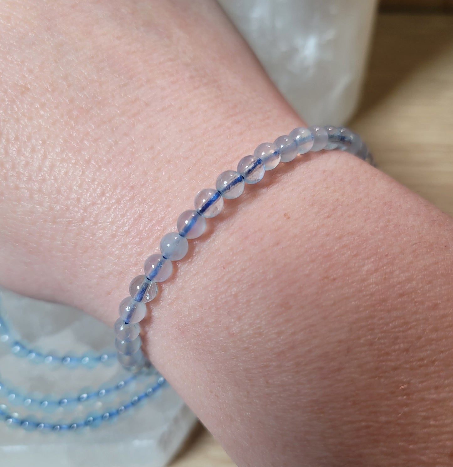 Aquamarine Bracelet - 4mm