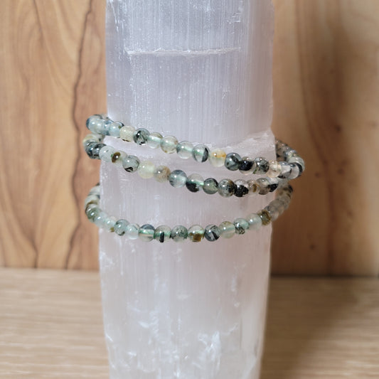 Prehnite Bracelet - 4mm