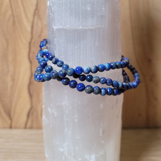 Lapis Lazuli Bracelet - 4mm