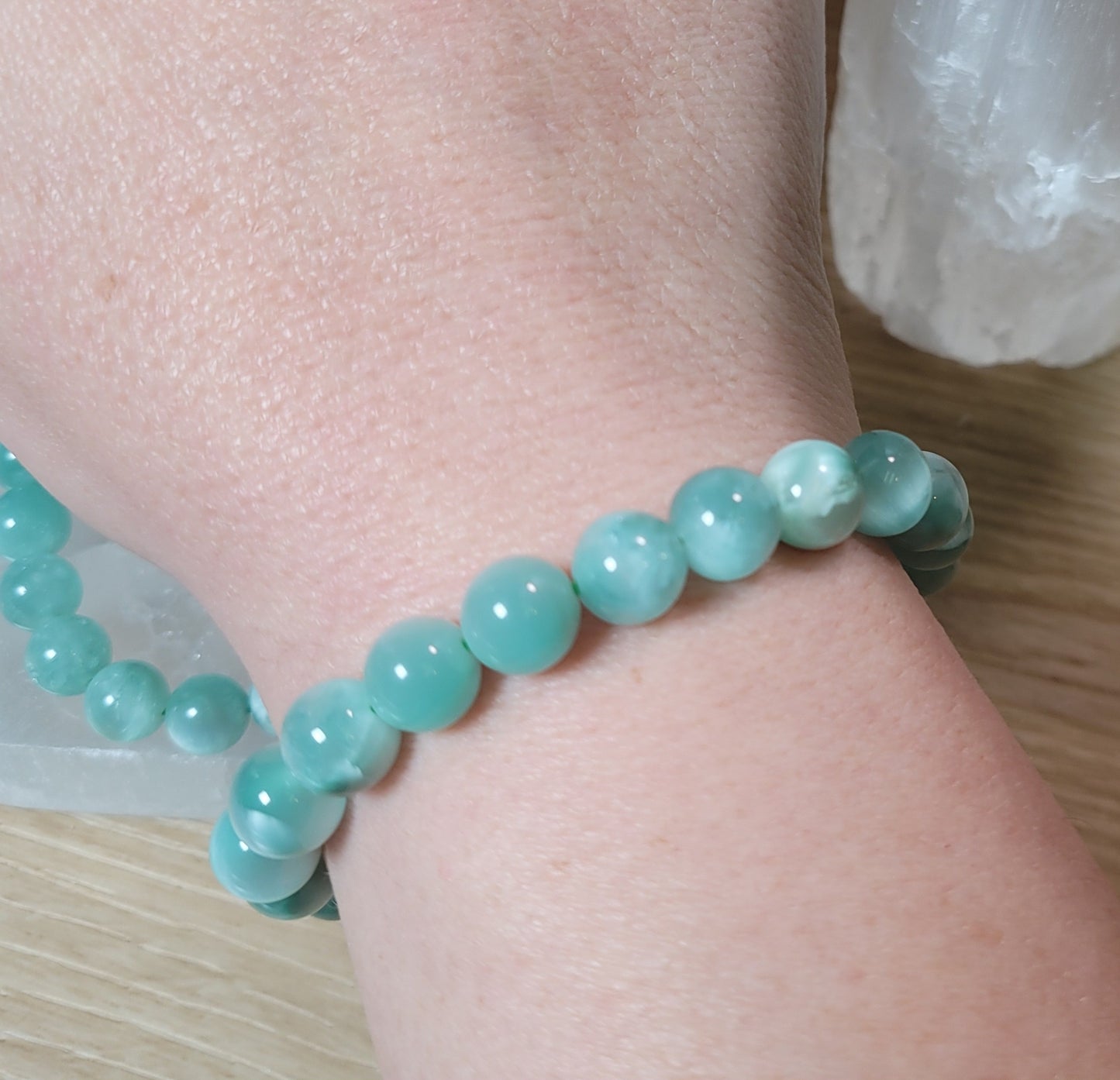 Hemimorphite Bracelet - 8mm