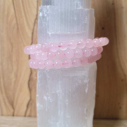 Rose Quartz Bracelet - 6mm