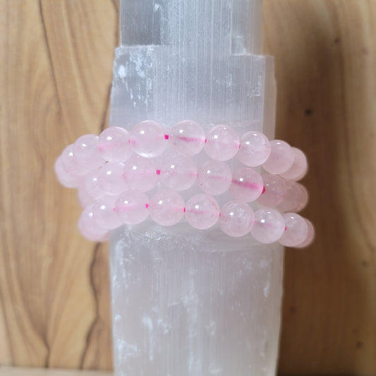 Rose Quartz Bracelet - 8mm