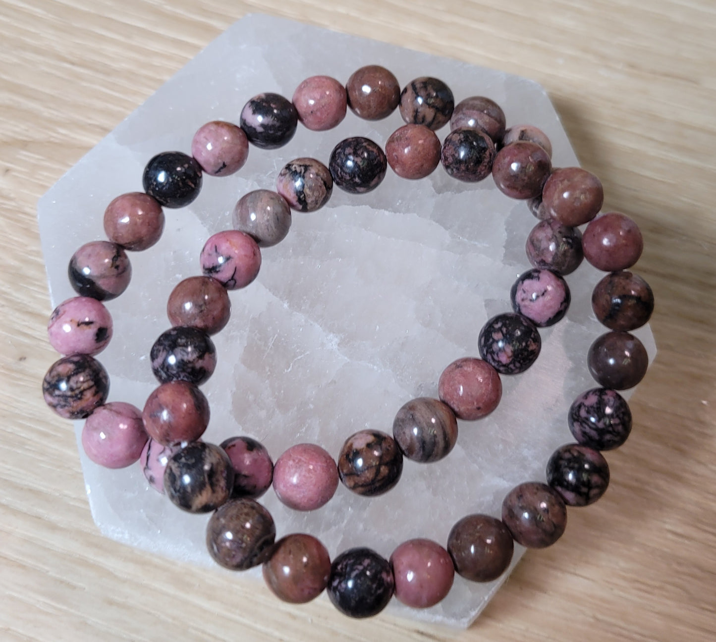 Rhodonite Bracelet - 8mm