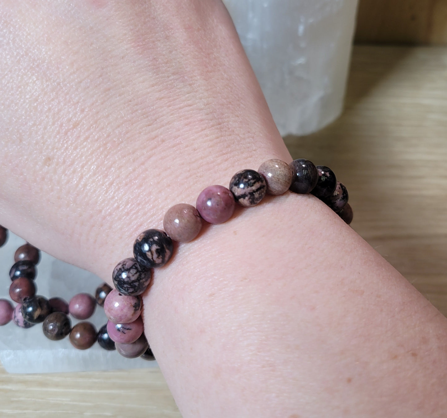 Rhodonite Bracelet - 8mm
