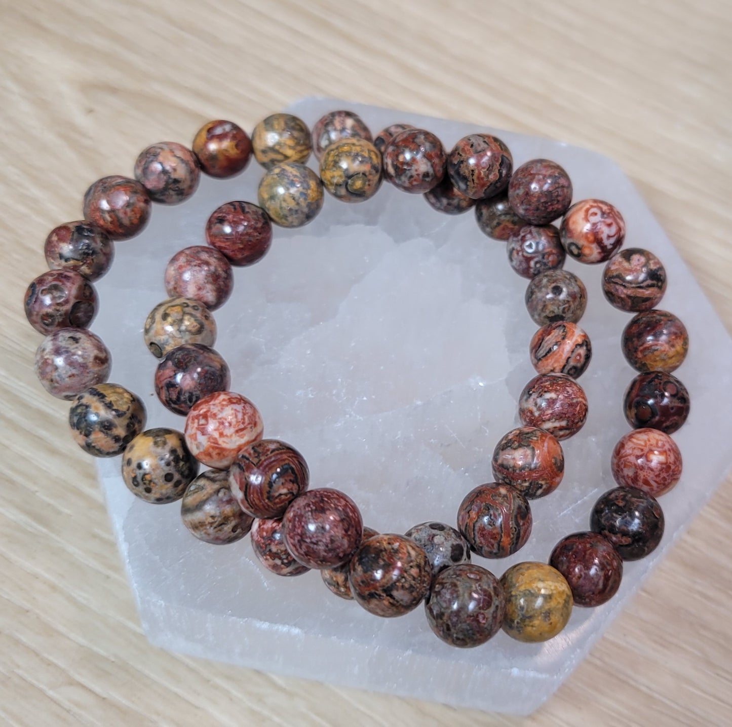 Leopard Skin Jasper Bracelet - 8.5mm