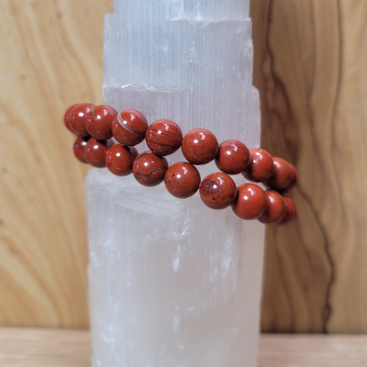 Red Jasper Bracelet - 8.5mm