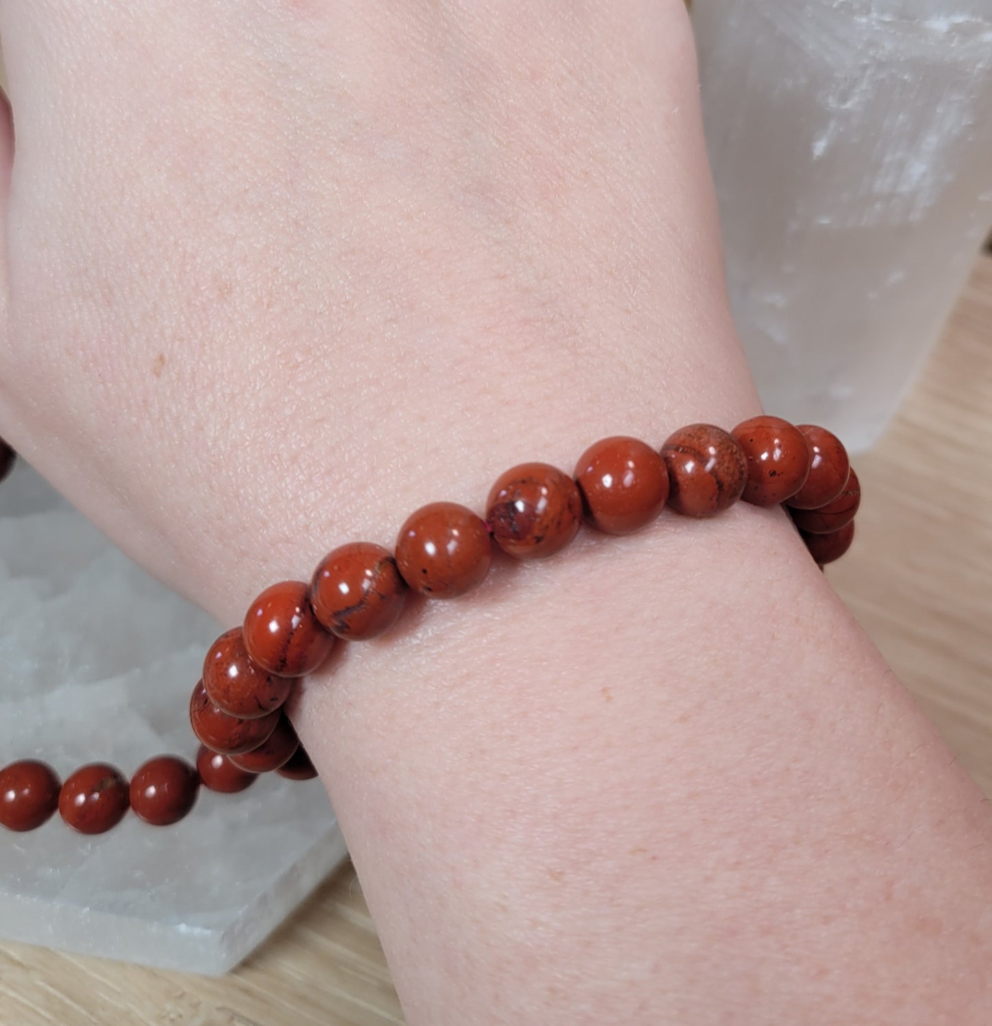 Red Jasper Bracelet - 8.5mm