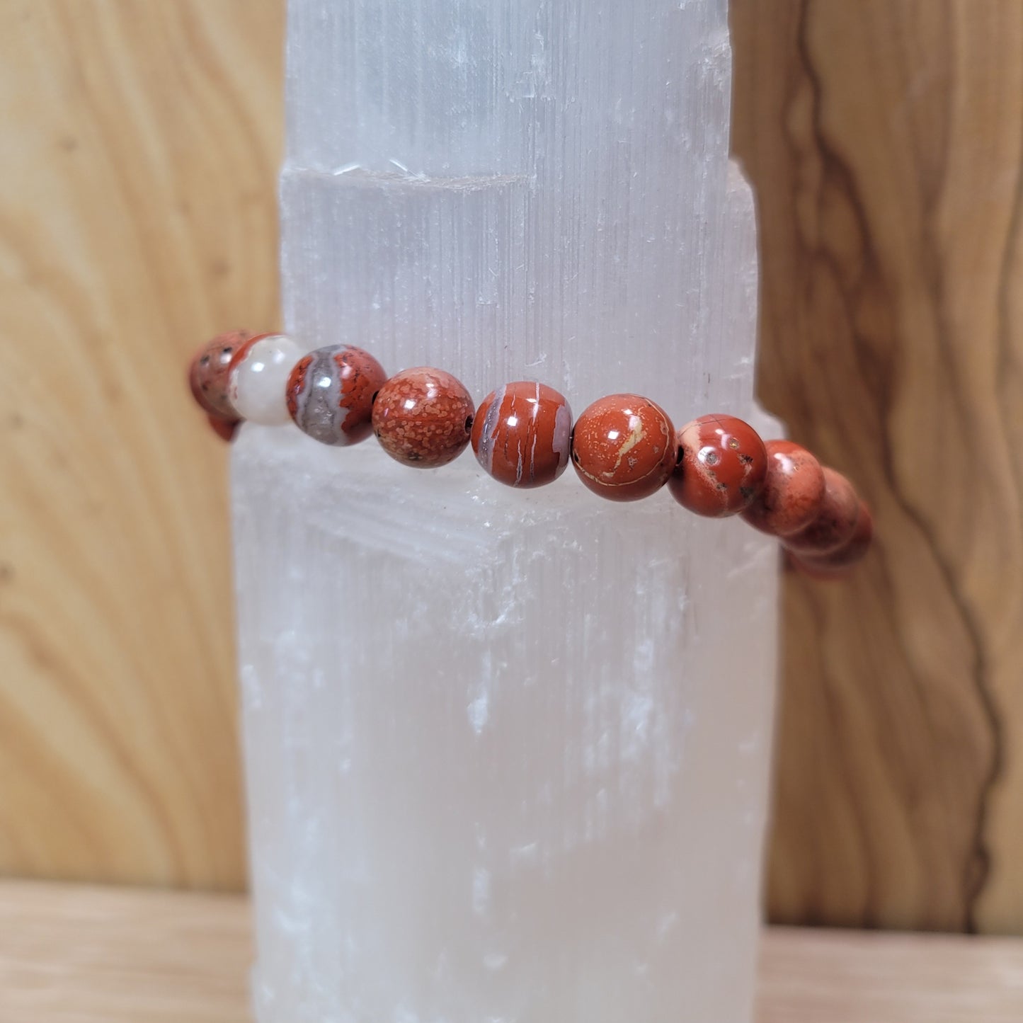 Red Jasper Bracelet - 8mm