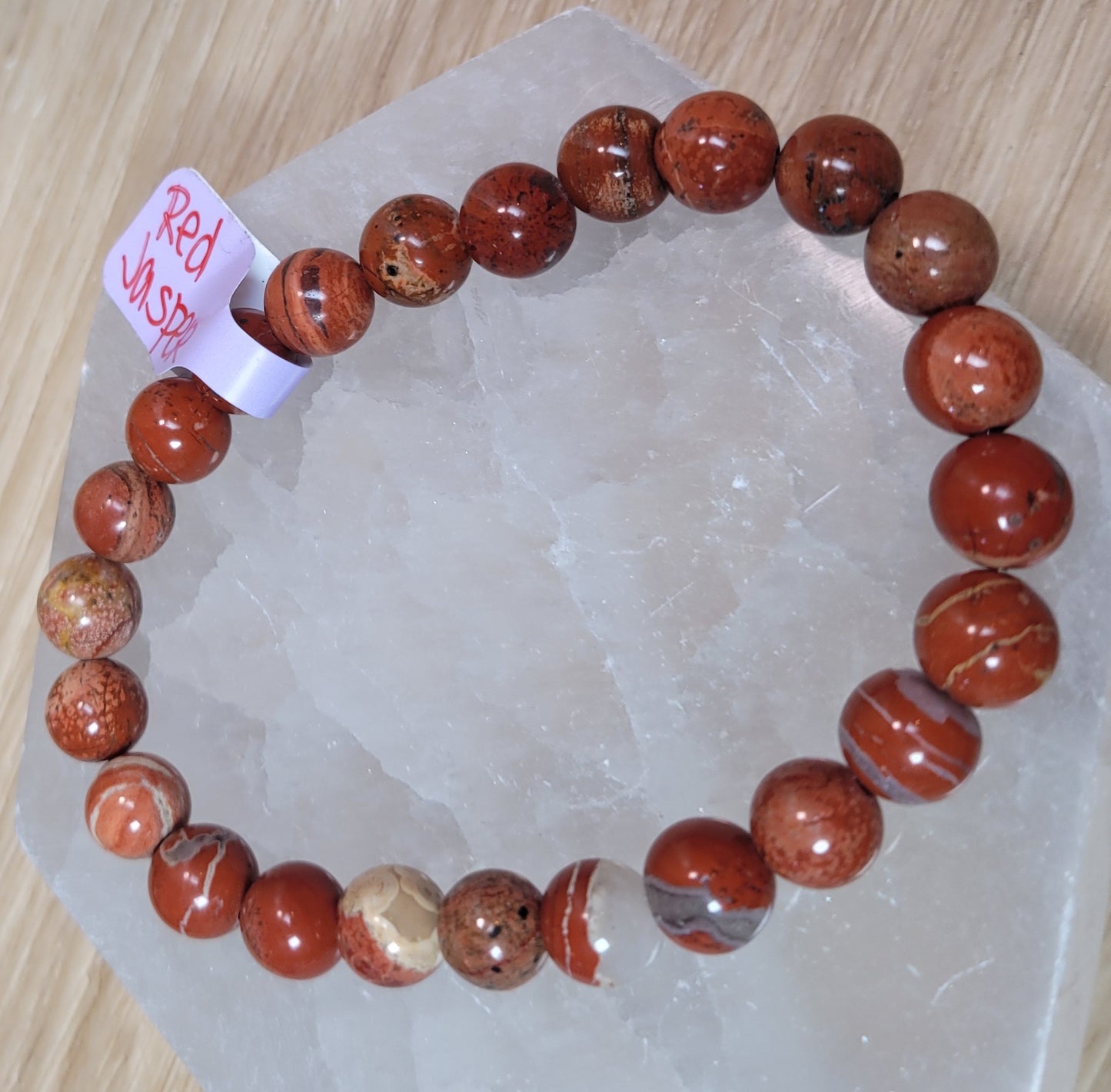 Red Jasper Bracelet - 8mm