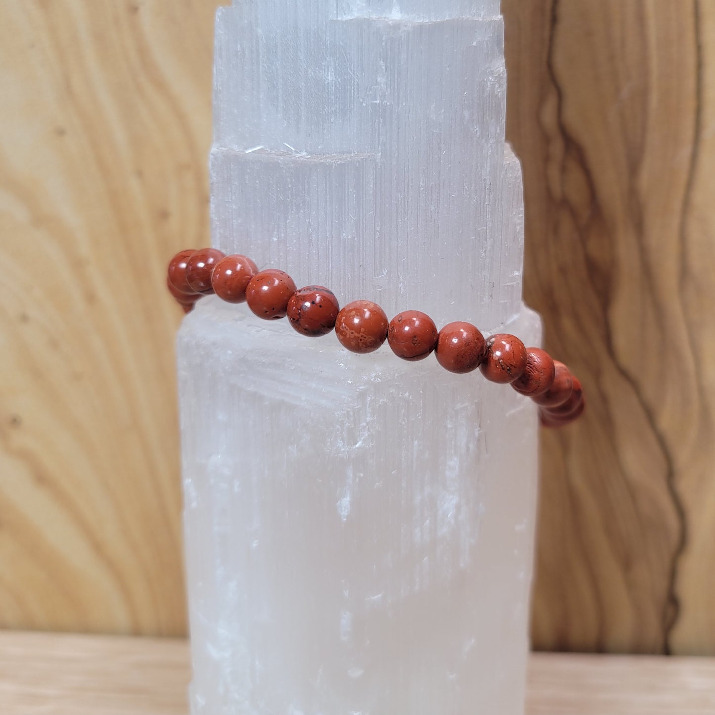 Red Jasper Bracelet - 6mm