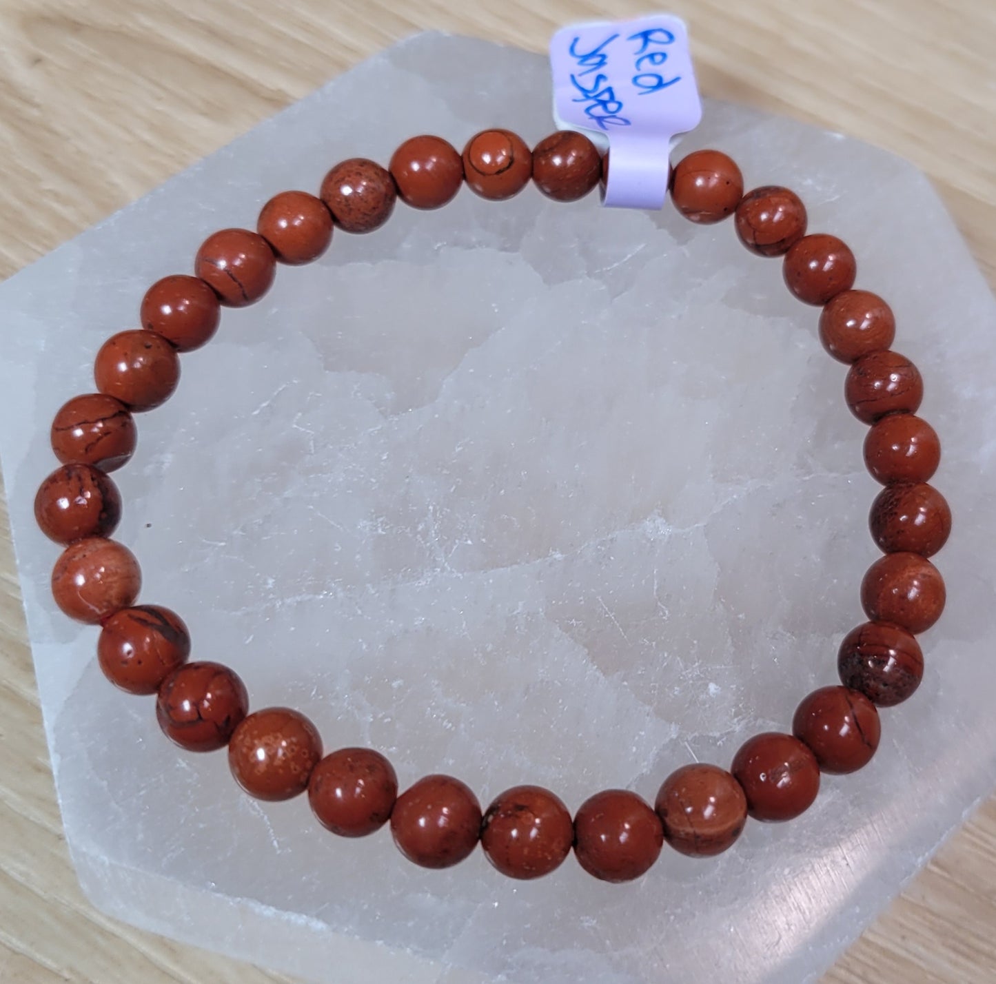 Red Jasper Bracelet - 6mm