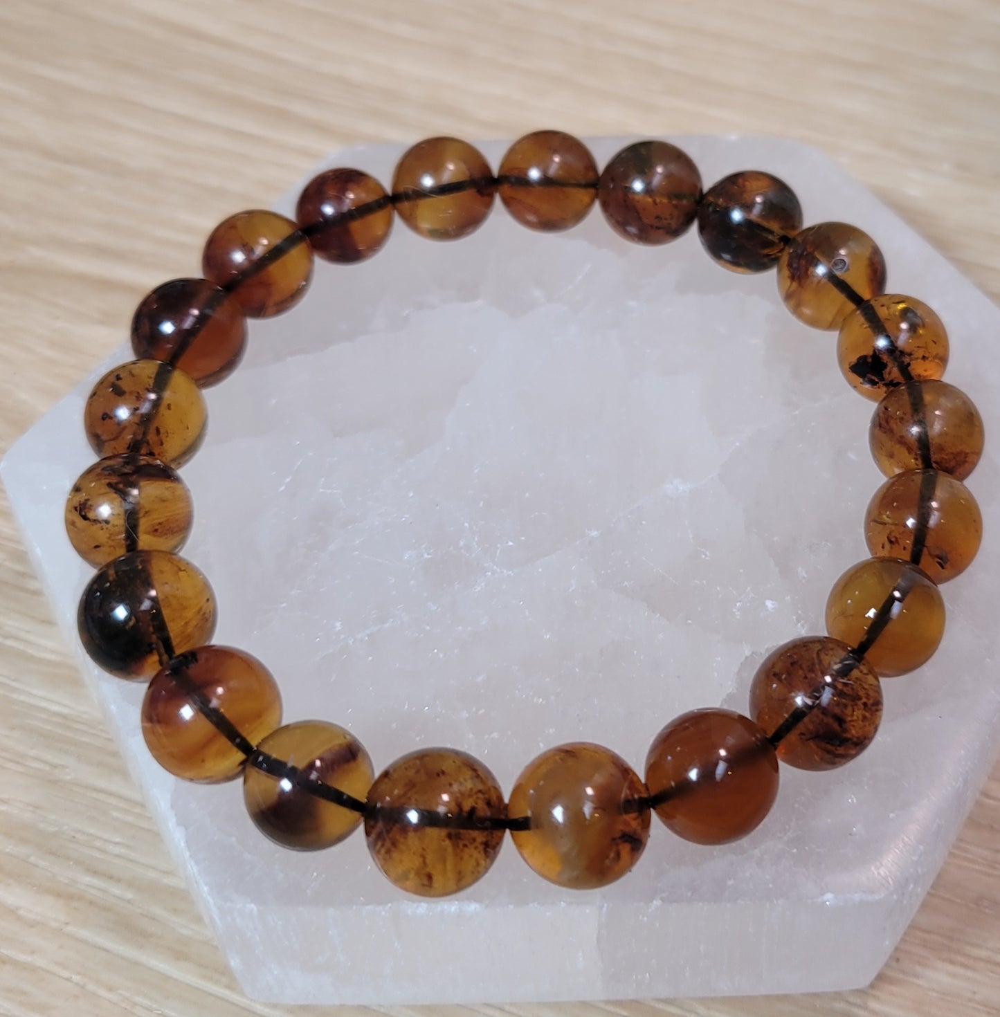 Baltic Amber Bracelet - 9mm