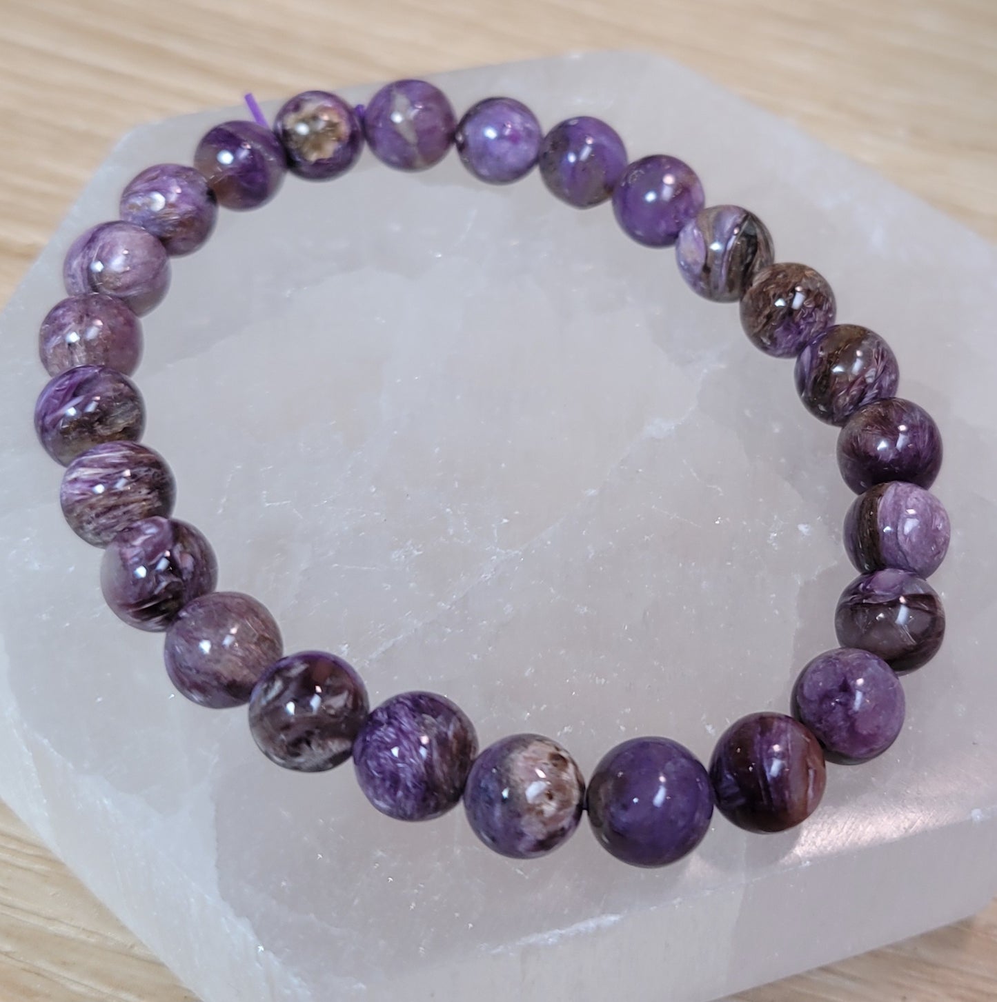 Charoite Bracelet - 7.5mm