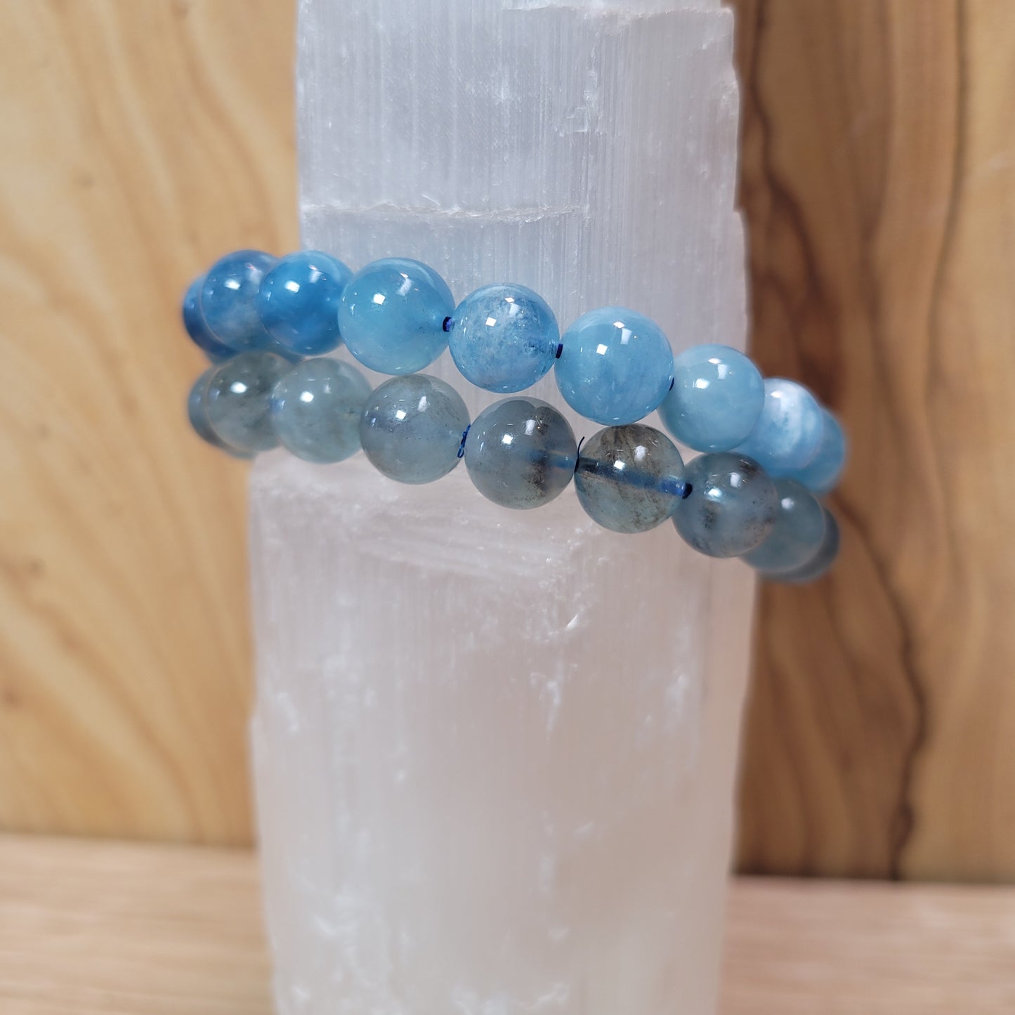 Aquamarine Bracelet - 9mm