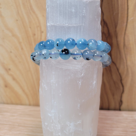 Aquamarine Bracelet - 7.5mm