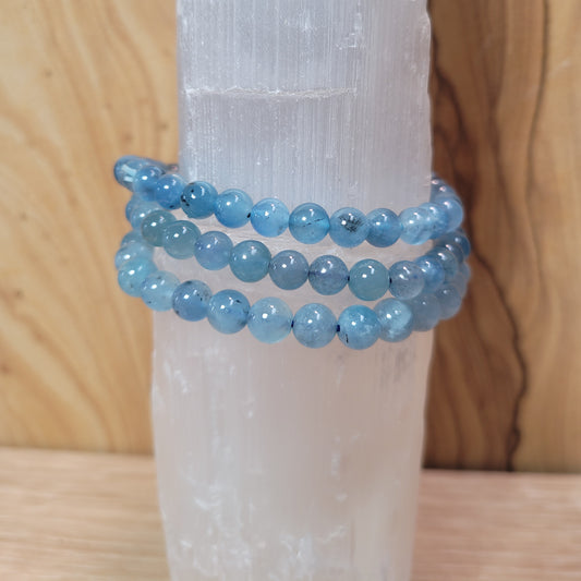 Aquamarine Bracelet - 6mm