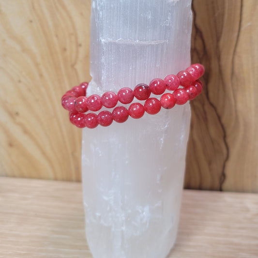 Rhodonite Bracelet - 6.5mm