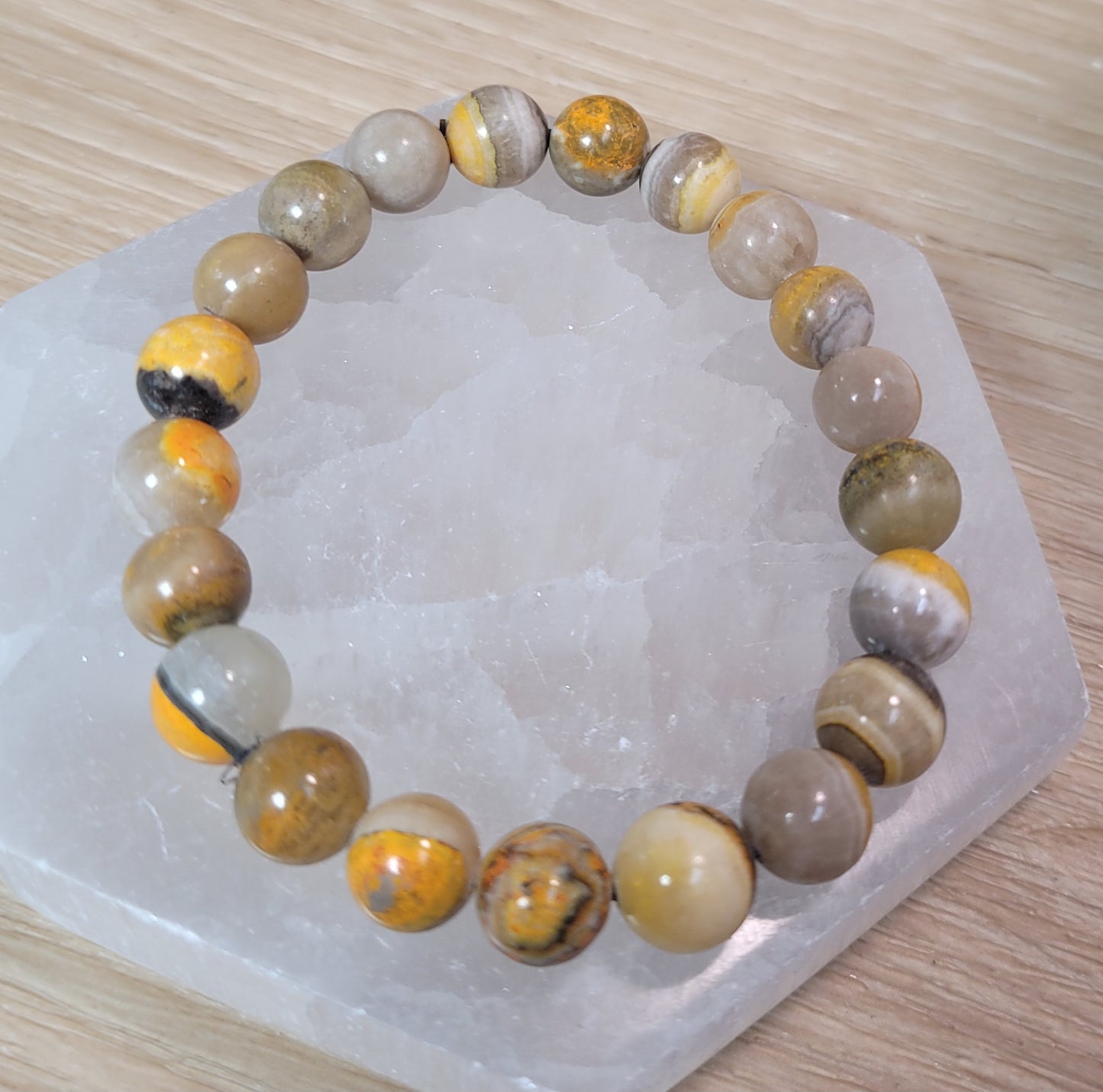 Bumblebee Jasper Bracelet - 9.5mm