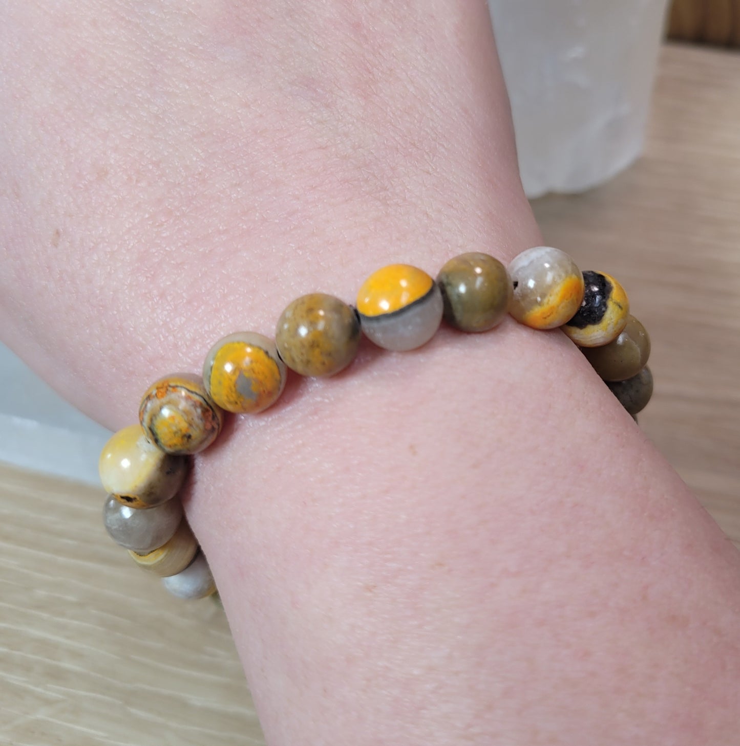 Bumblebee Jasper Bracelet - 9.5mm