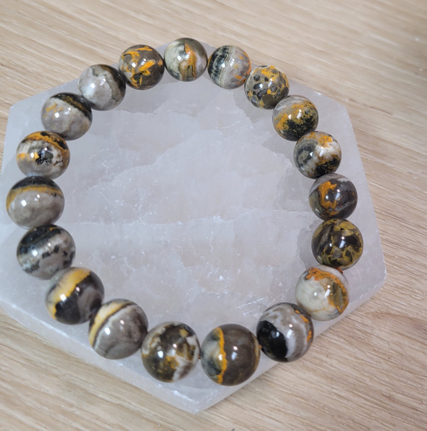 Bumblebee Jasper Bracelet - 11mm