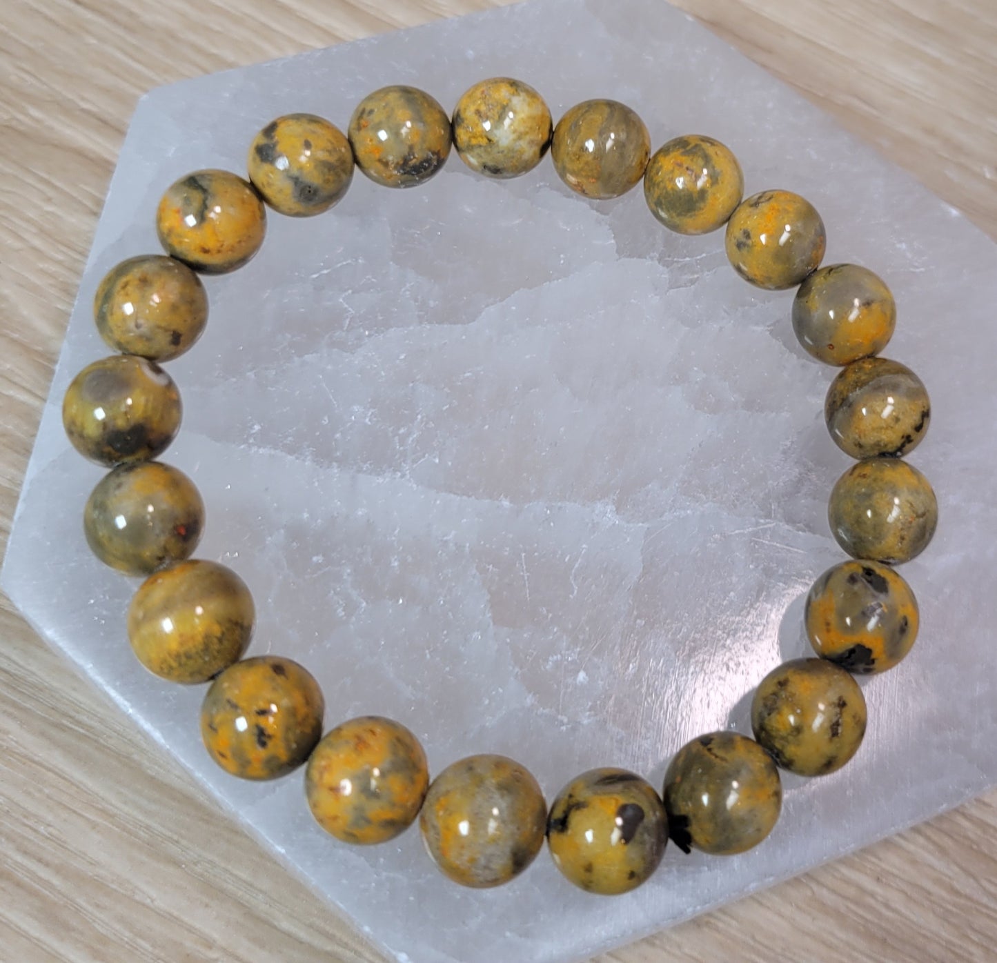 Bumblebee Jasper Bracelet 8.5mm