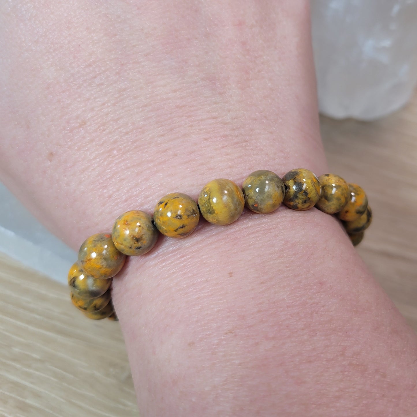 Bumblebee Jasper Bracelet 8.5mm