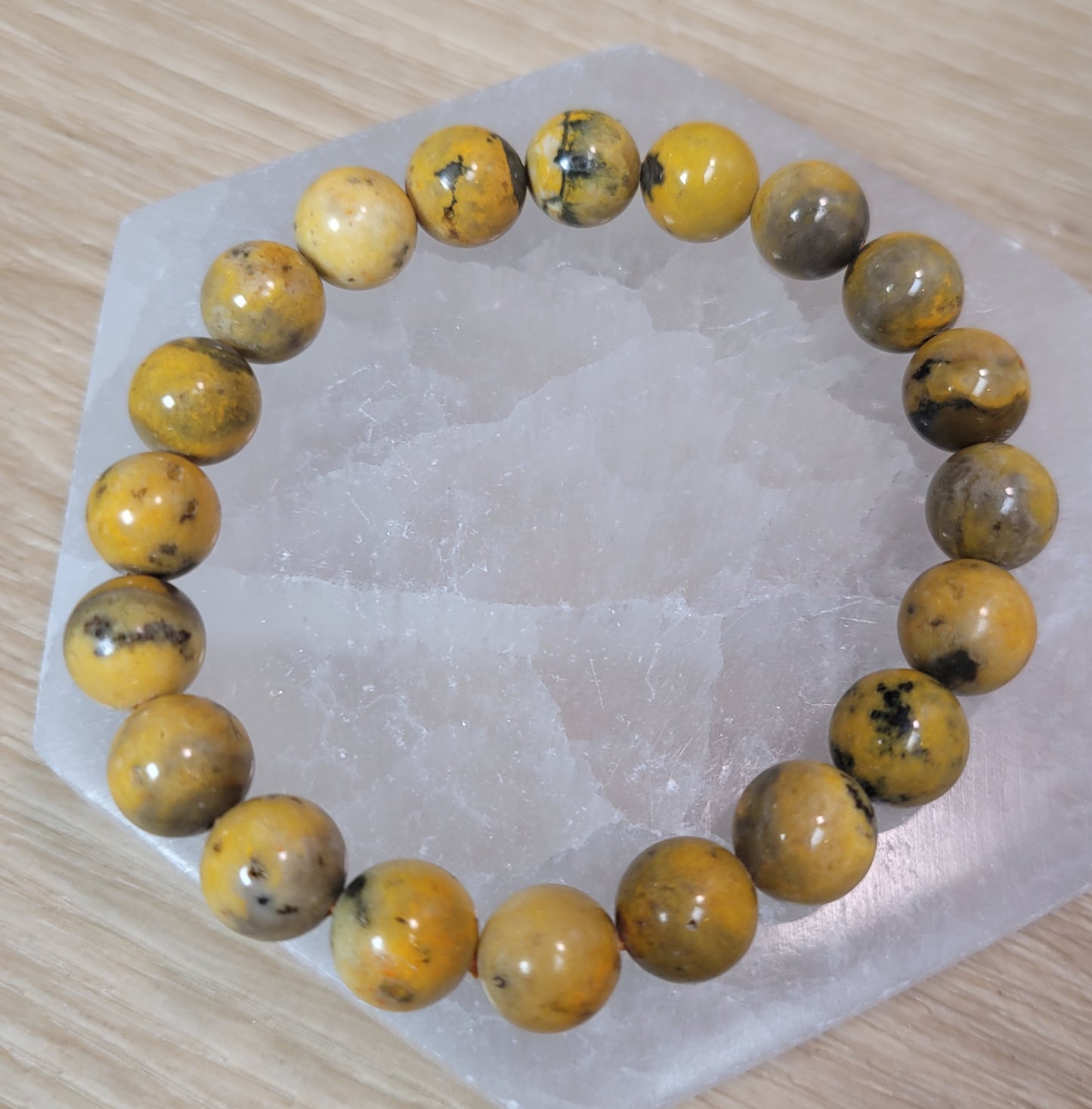 Bumblebee Jasper Bracelet - 9mm