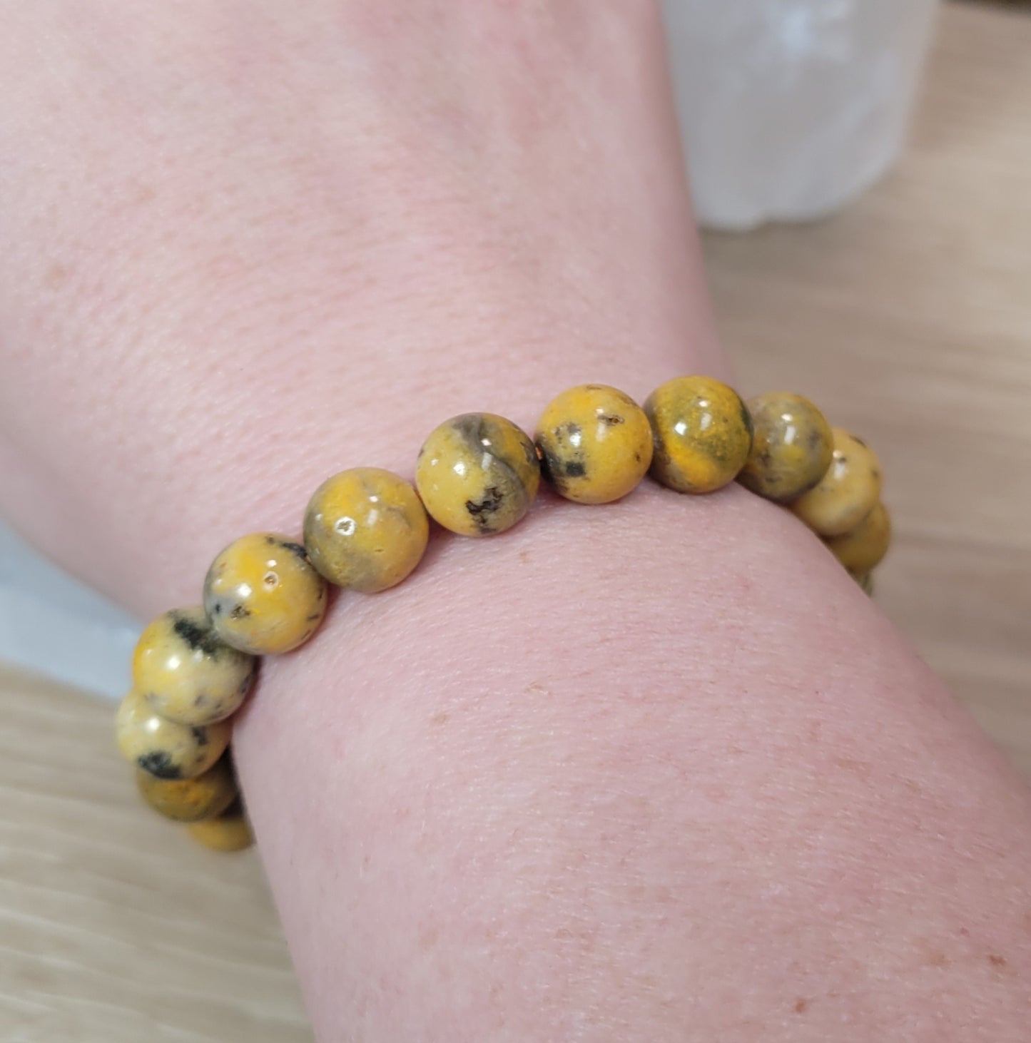 Bumblebee Jasper Bracelet - 9mm