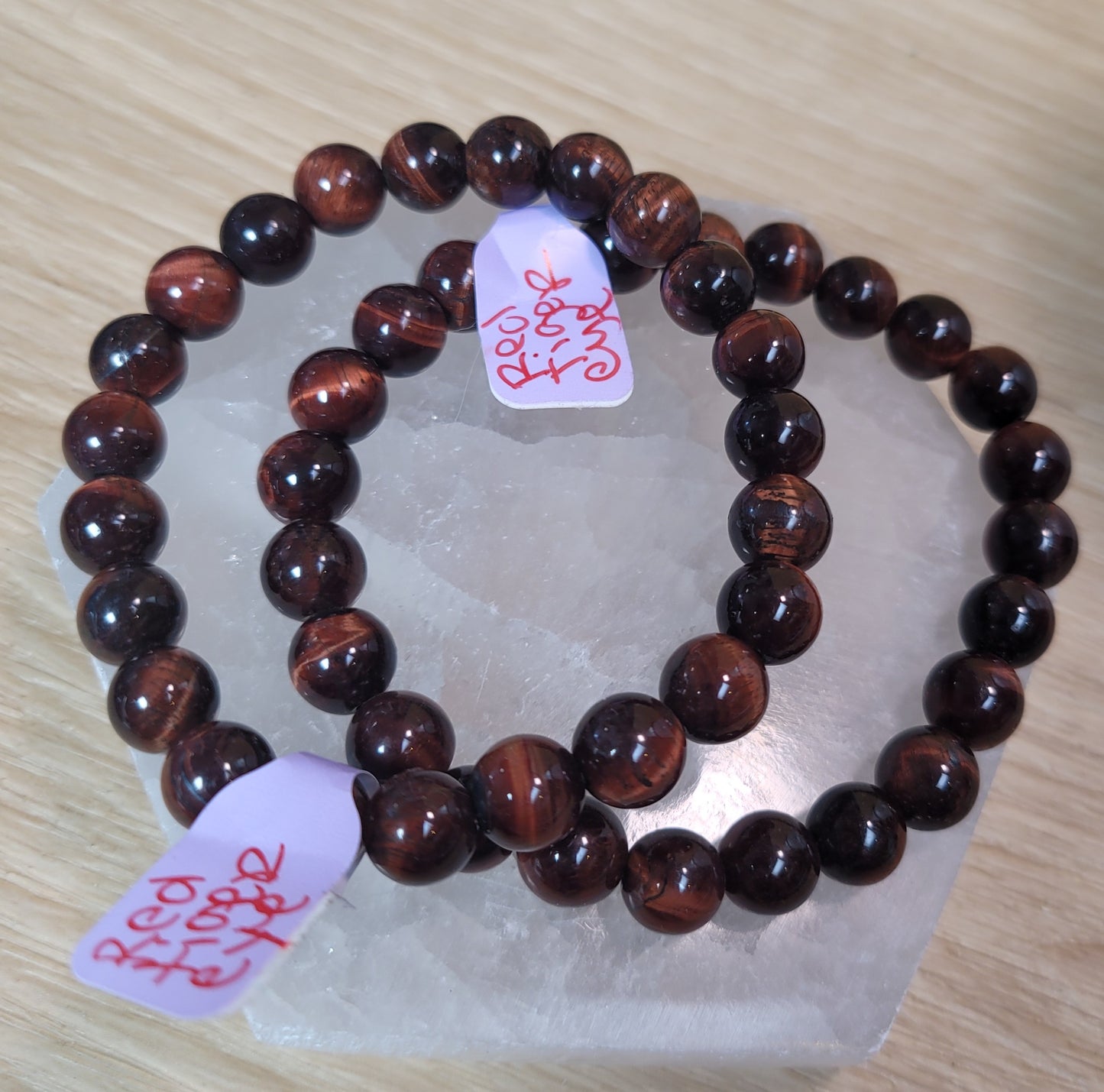 Red Tiger Eye Bracelet - 8mm