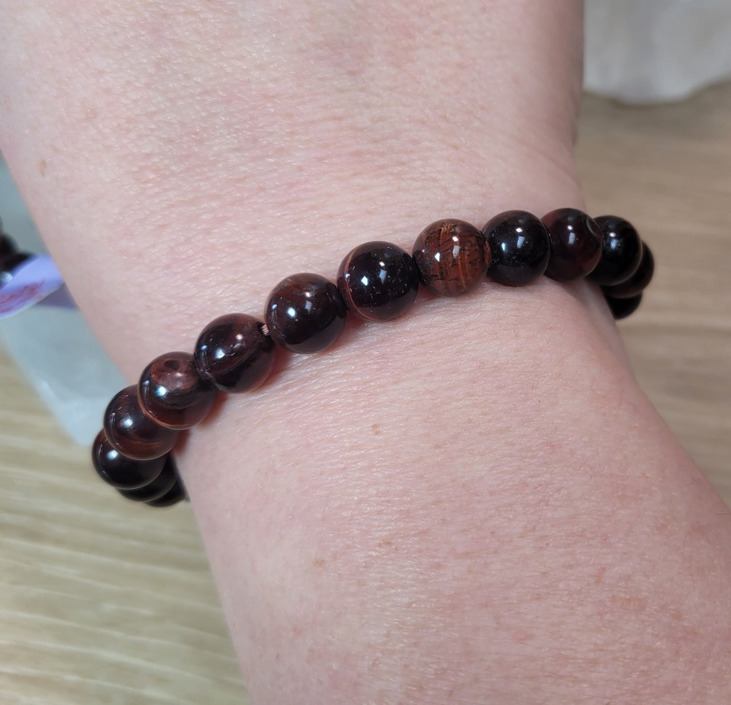 Red Tiger Eye Bracelet - 8mm