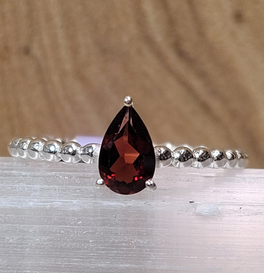 Garnet - Size 10 Ring