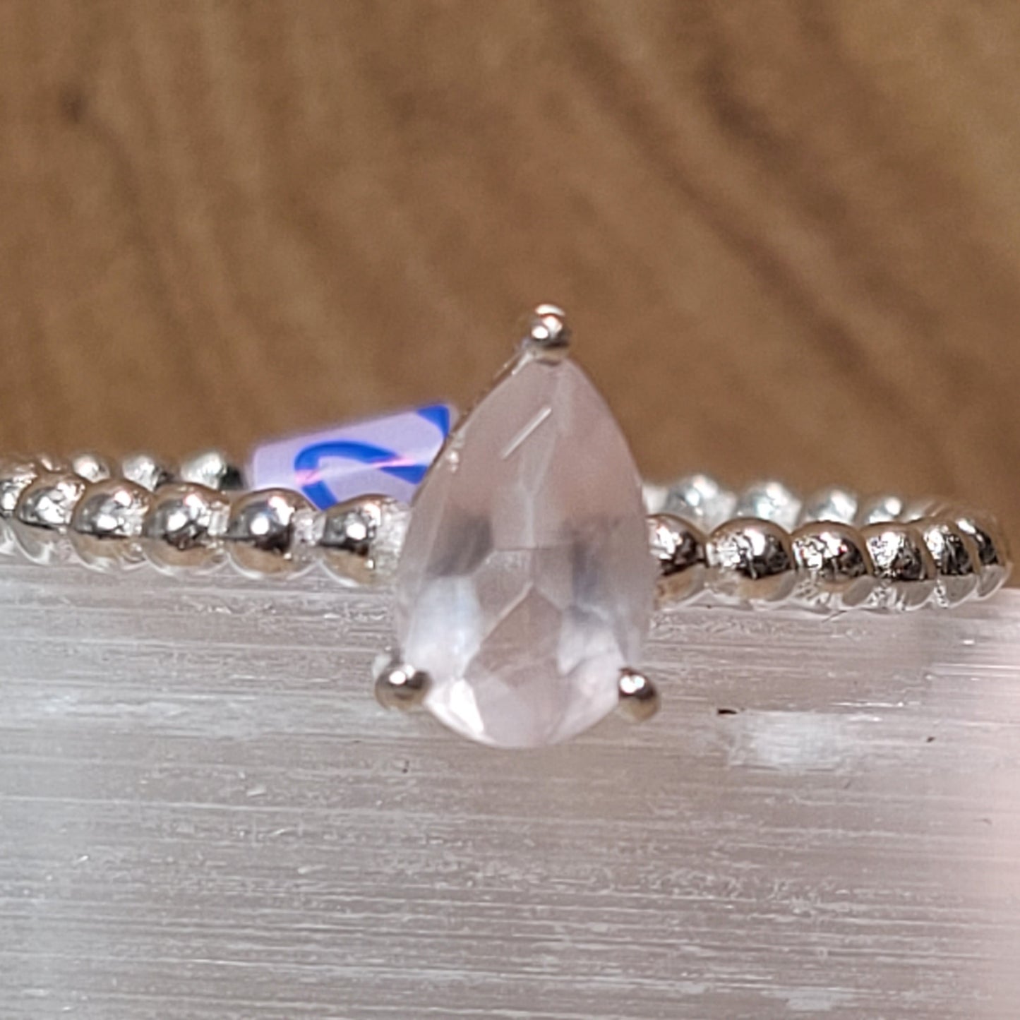 Rose Quartz - Size 10 Ring