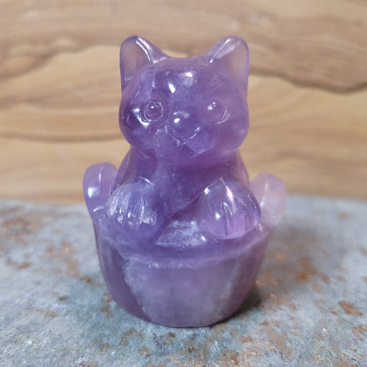 Fluorite Basket Cat