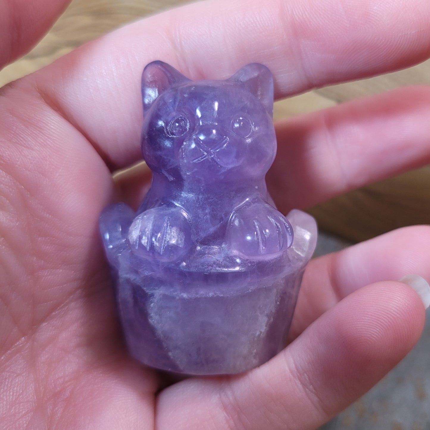 Fluorite Basket Cat