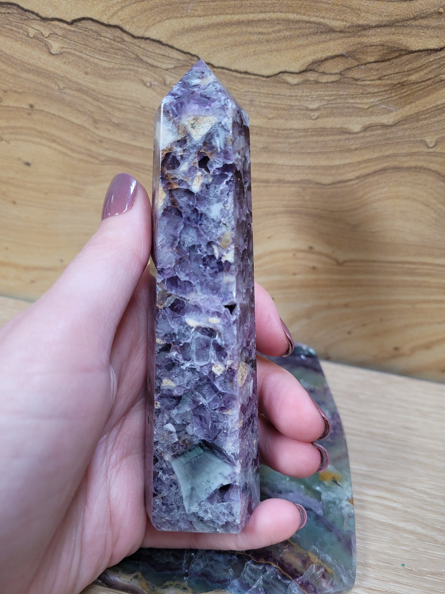 Fluorite (Brecciated) Tower